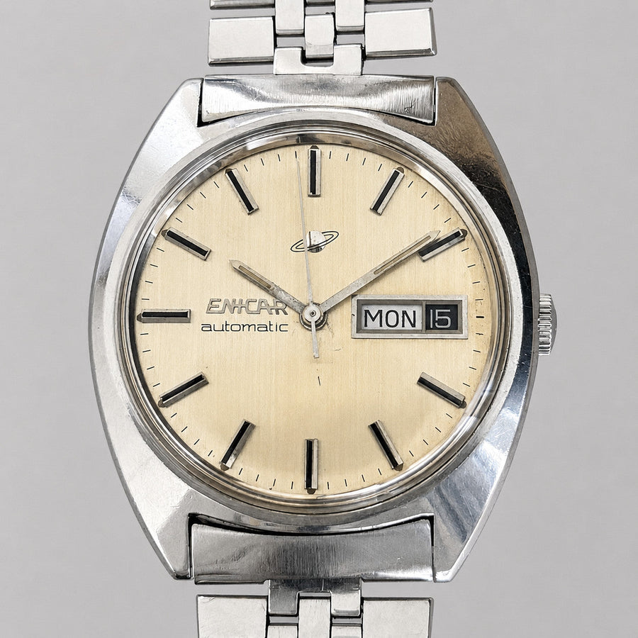 Enicar Ocean Pearl Day-Date automatic watch