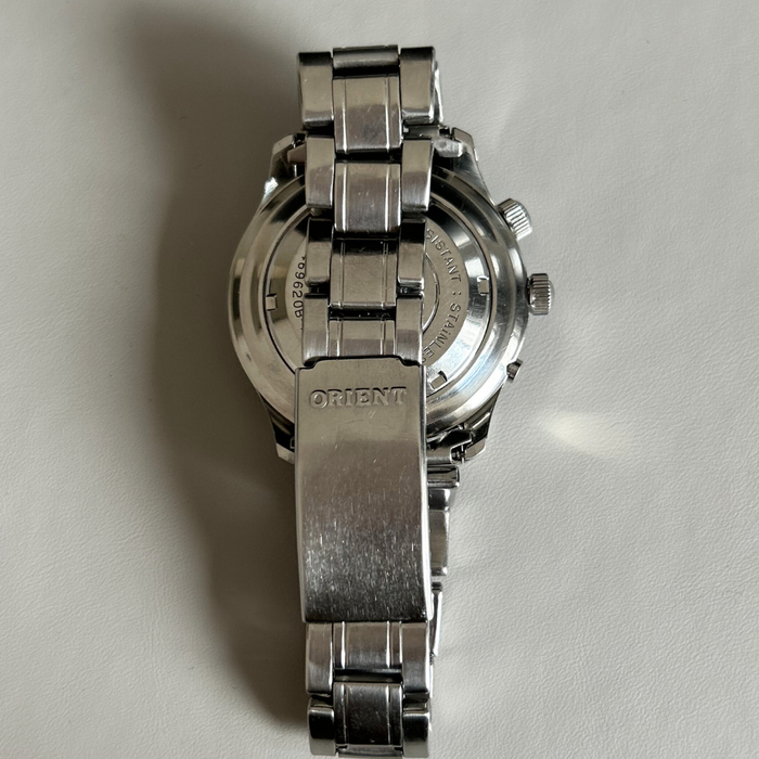 Vintage Orient 3 Star Day-Date Automatic 21J Cal. 46941 Ref 469620B-7G PT 42.2mm image 10