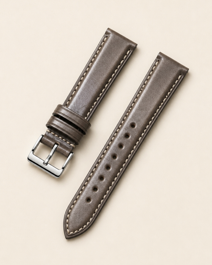 Vintage Waxed Cowhide Leather Watch Strap 18 19 20 21 22mm