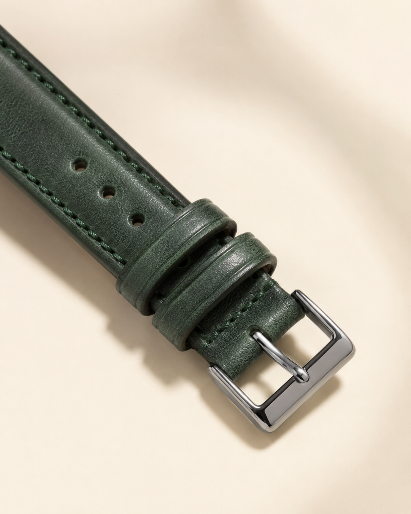 Vintage Waxed Cowhide Leather Watch Strap 18 19 20 21 22mm