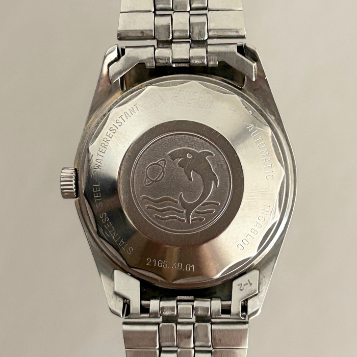 Vintage Enicar Ocean Pearl AR2168 Automatic Day-Date 25 Jewels Swiss Made 35.4mm image 4