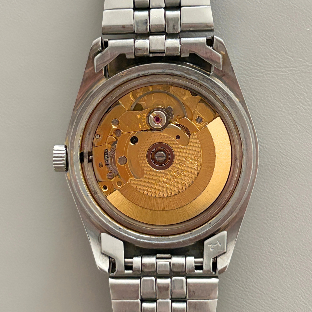 Vintage Enicar Ocean Pearl AR2168 Automatic Day-Date 25 Jewels Swiss Made 35.4mm archive photo 5