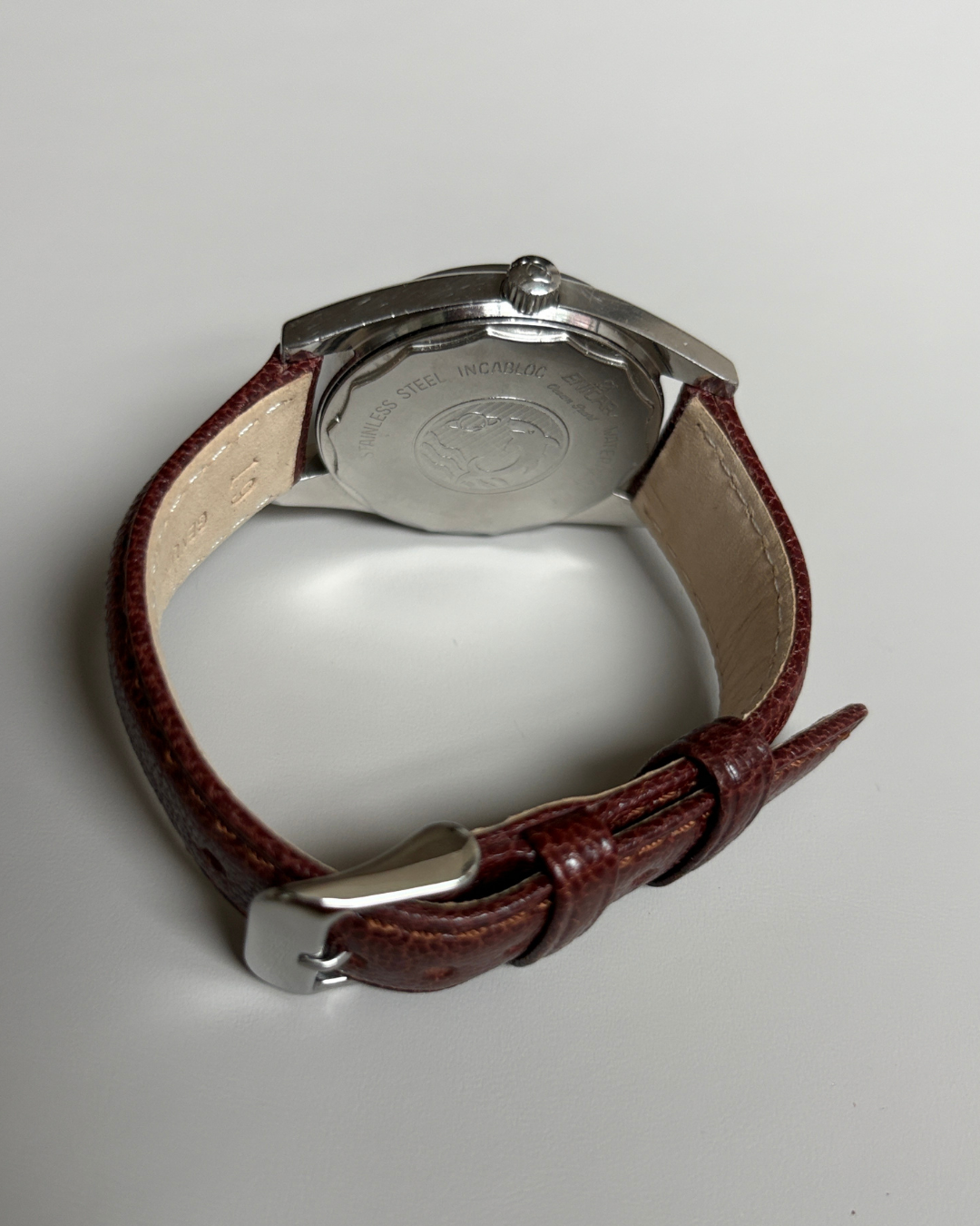 Enicar Ocean Pearl AR160 White Dial 17J Hand-Wind Men’s Watch Swiss