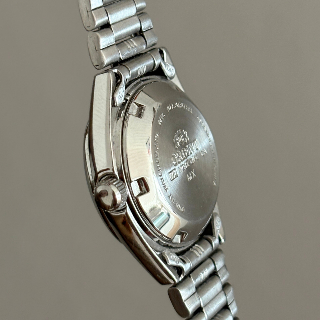 Mint Vintage Orient Three Star Pink Dial 21 Jewels Automatic Women’s Watch Japan archive photo 5