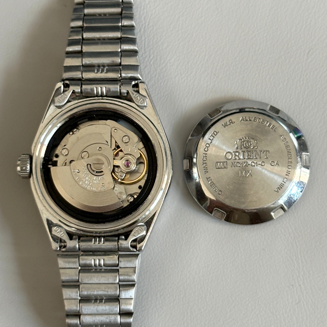 Mint Vintage Orient Three Star Pink Dial 21 Jewels Automatic Women’s Watch Japan archive photo 7