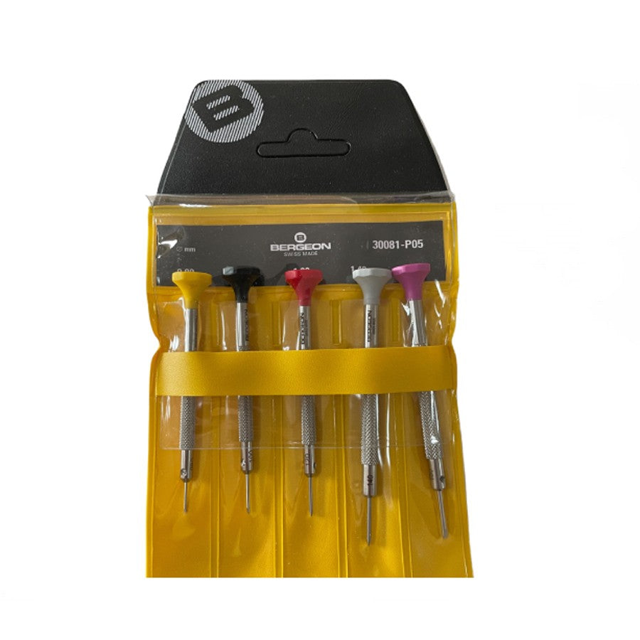Bergeon 30081-P05 Watchmaker Screwdriver Set
