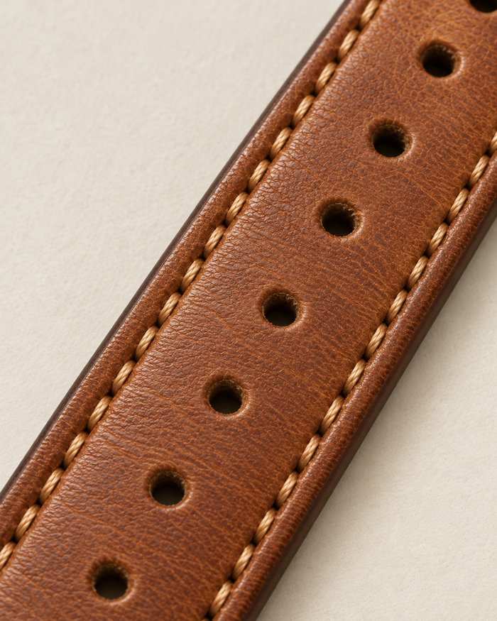 The Ambra — Toffee Leather Strap