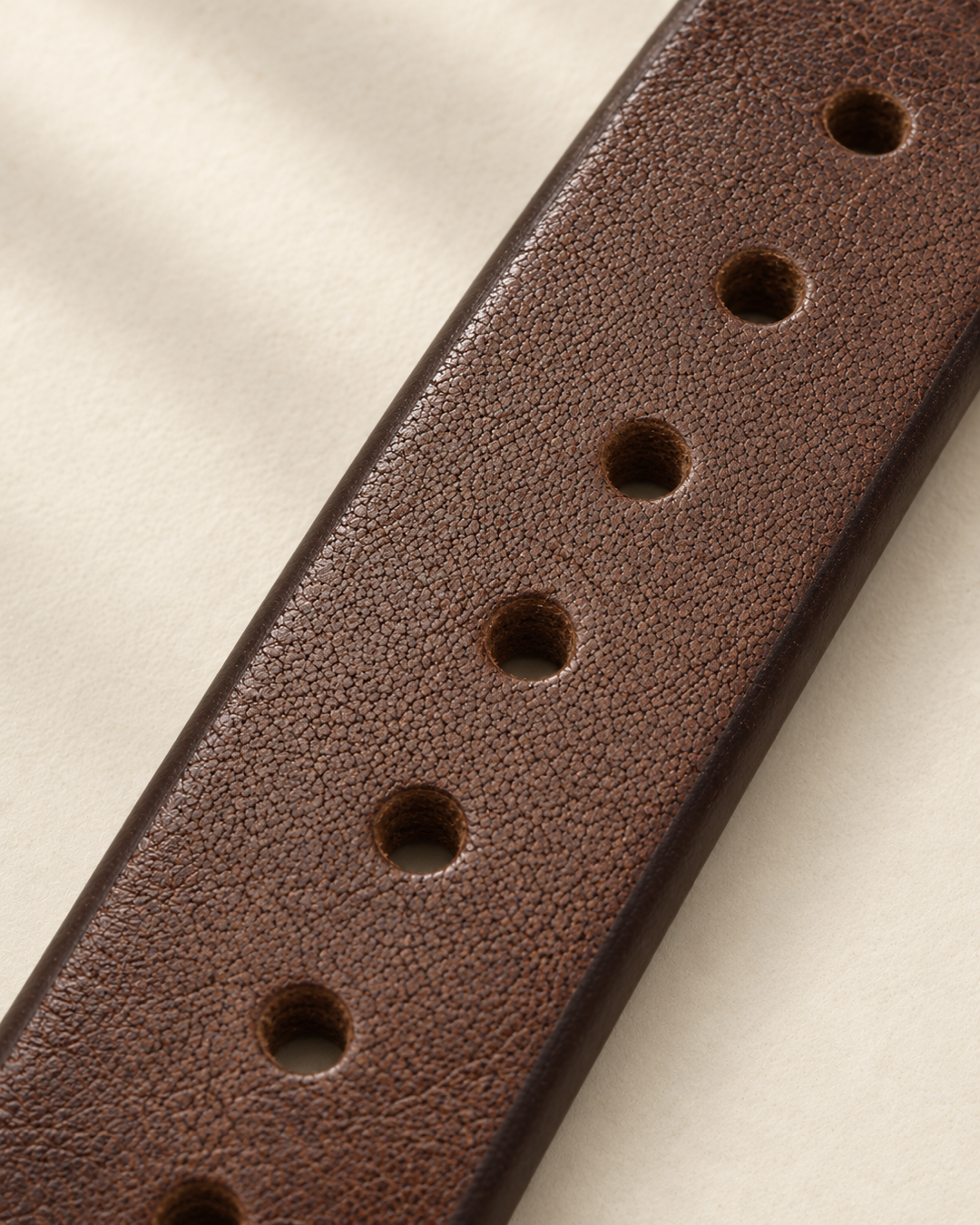 The Artigiano — Hand-Stitched Coffee Leather Strap