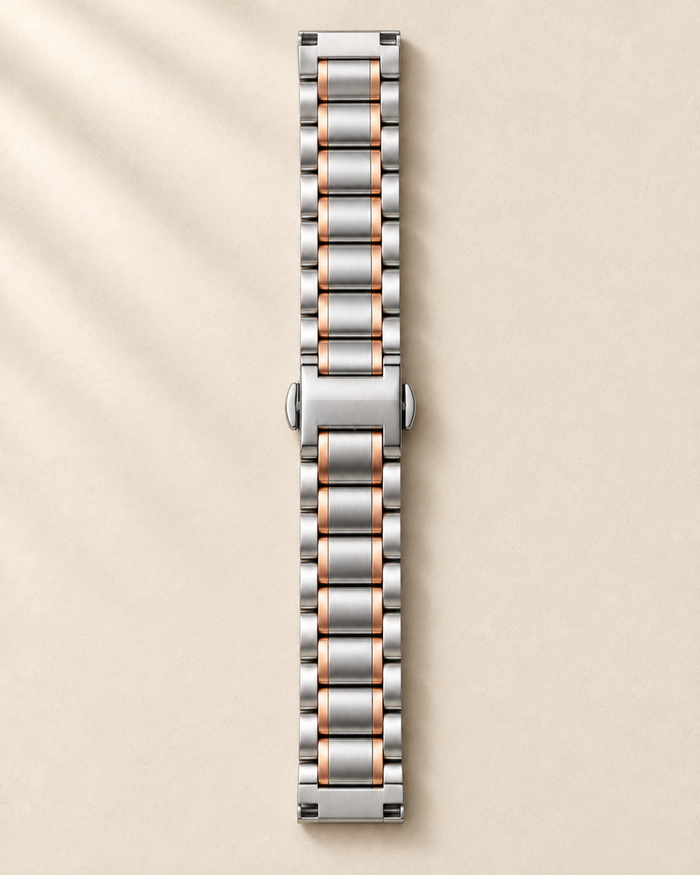 The Duetto — Two-Tone Steel Bracelet