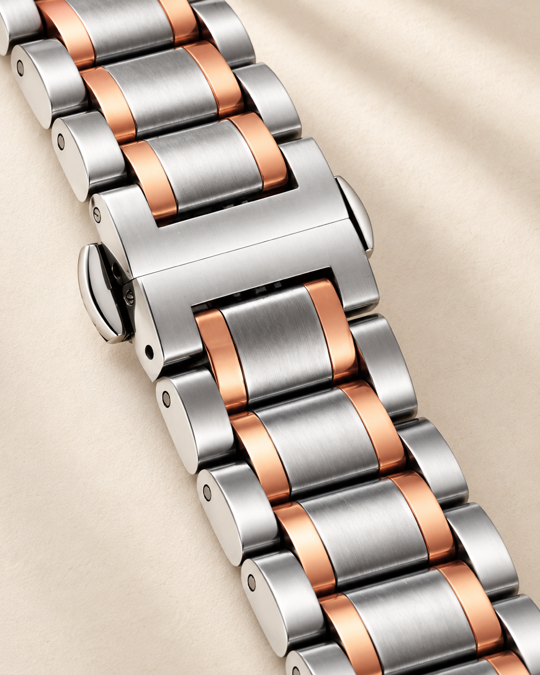The Duetto — Two-Tone Steel Bracelet