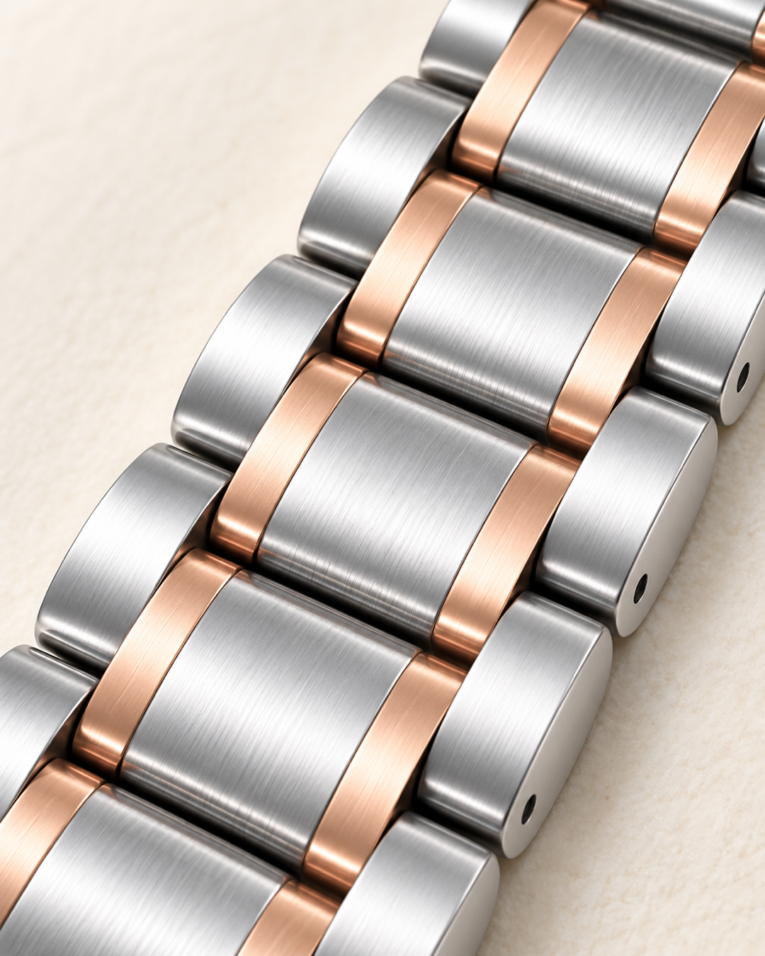 The Duetto — Two-Tone Steel Bracelet