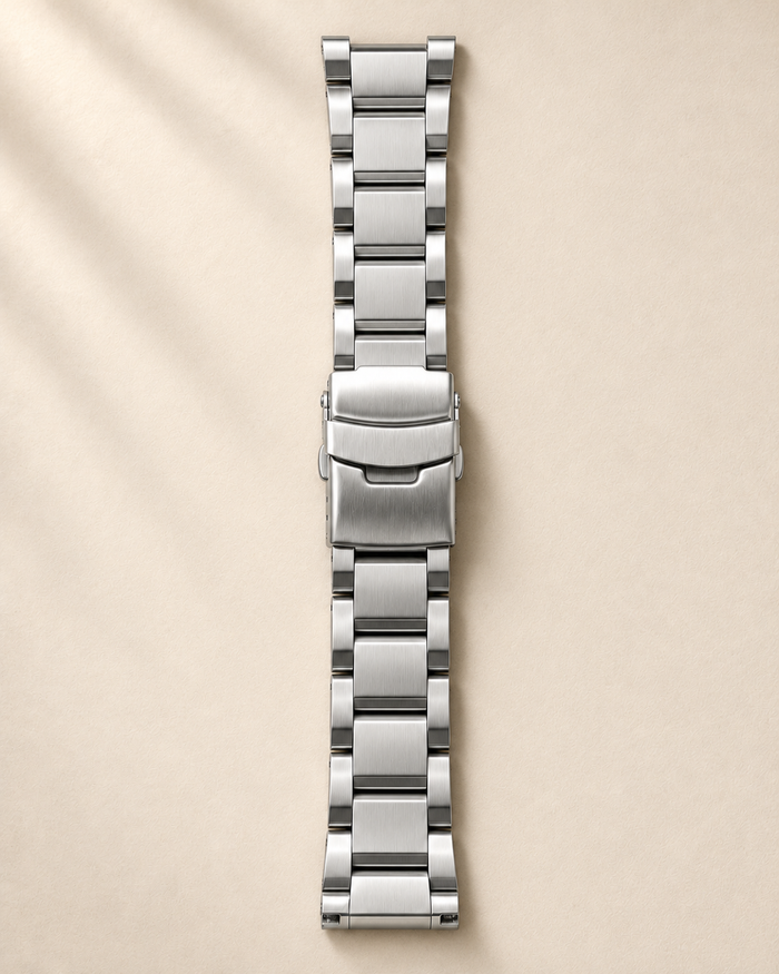 The Ferro — Brushed Steel Bracelet