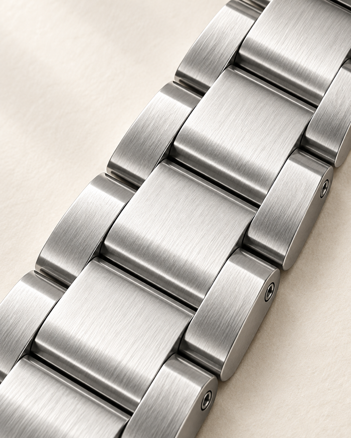 The Ferro — Brushed Steel Bracelet