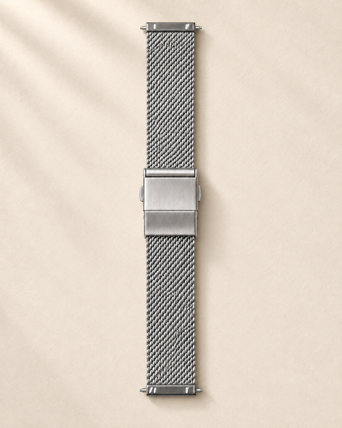 The Milano — Silver Mesh Bracelet