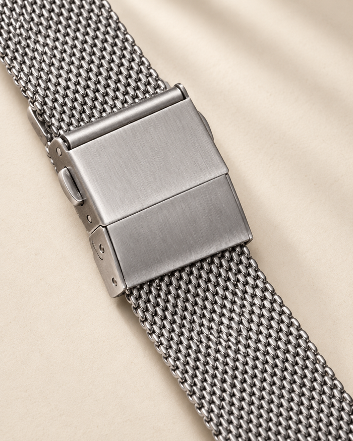 The Milano — Silver Mesh Bracelet