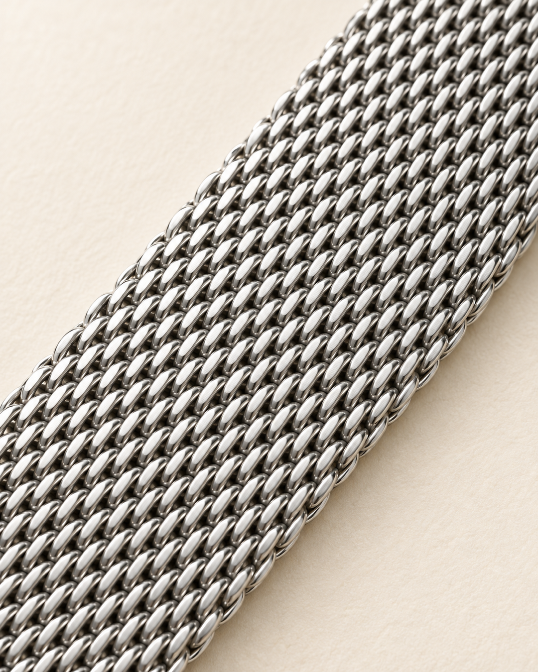 The Milano — Silver Mesh Bracelet