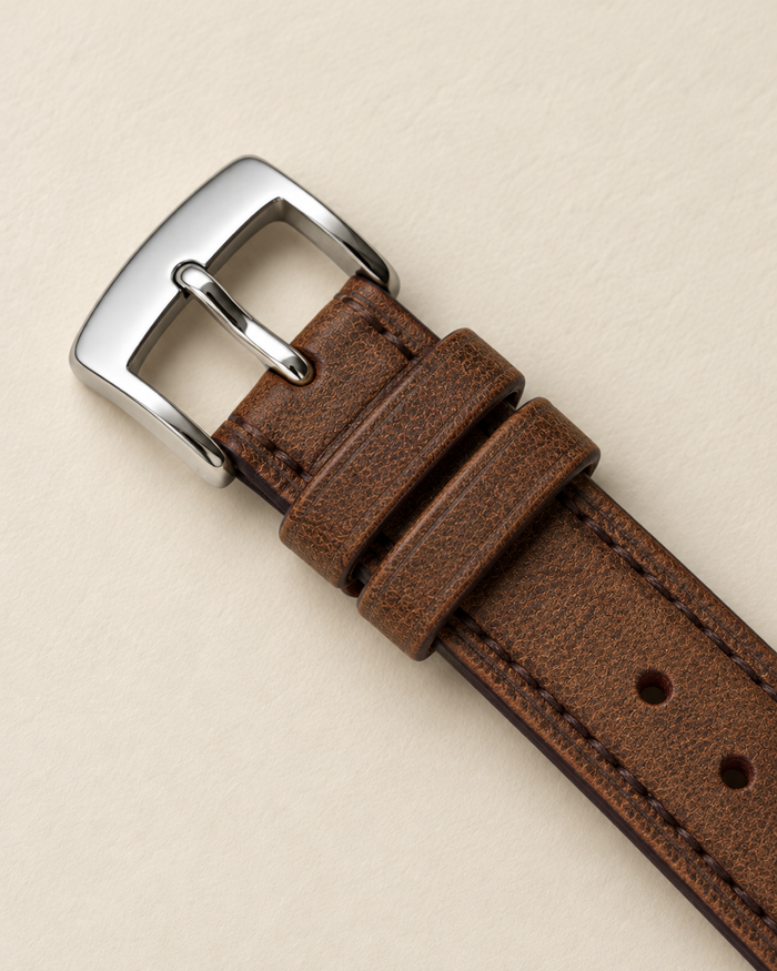 The Patina — Vintage Brown Leather Strap
