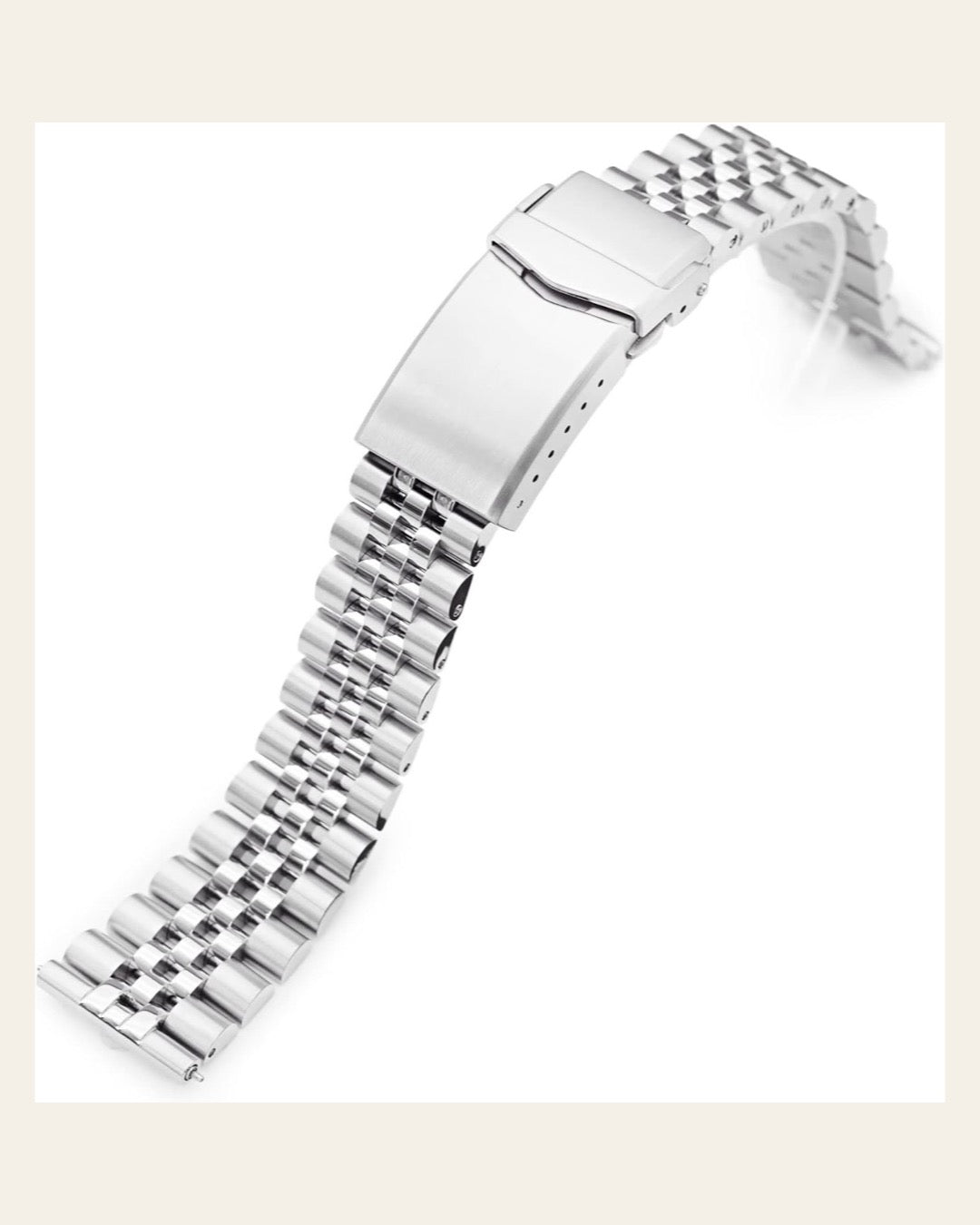 MiLTAT Super-Jubilee II Steel Watch Bracelet — 18mm