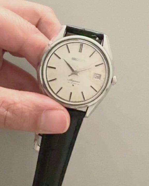 Seiko Skyliner 6102-8000 hand-wind vintage watch video