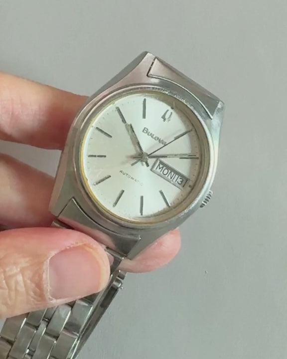 Bulova 1978 Day Date automatic vintage watch video