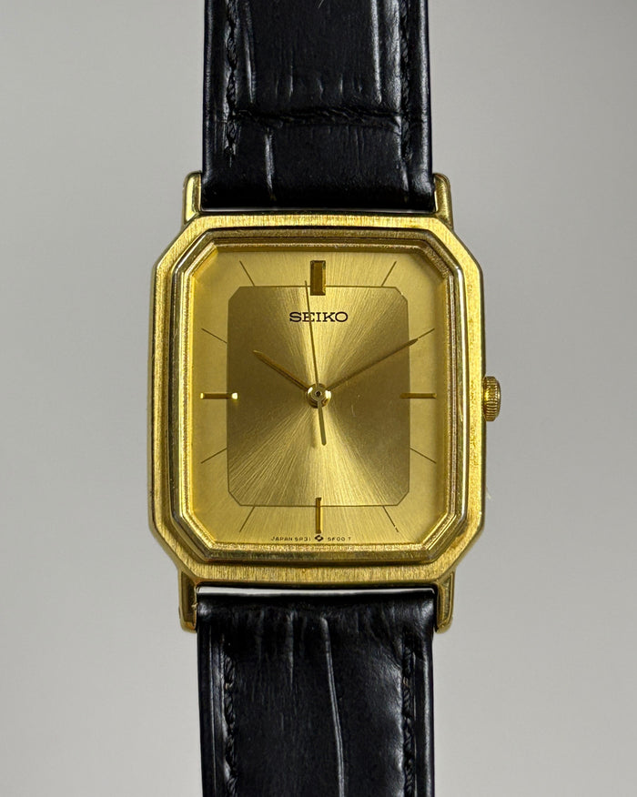 Seiko Chariot 5P31-5D70 Gold Tank Quartz Men’s Watch 1989 Japan image 3
