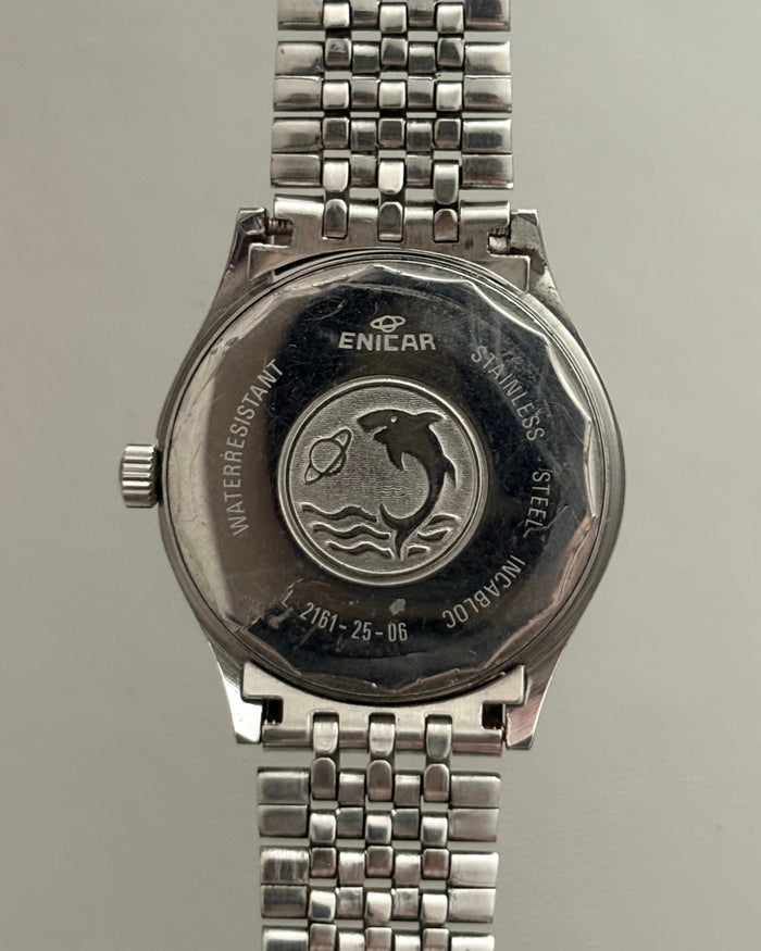 Enicar Ocean Pearl 2161-25-06 36mm Manual Wind Men’s Watch 1970s image 6