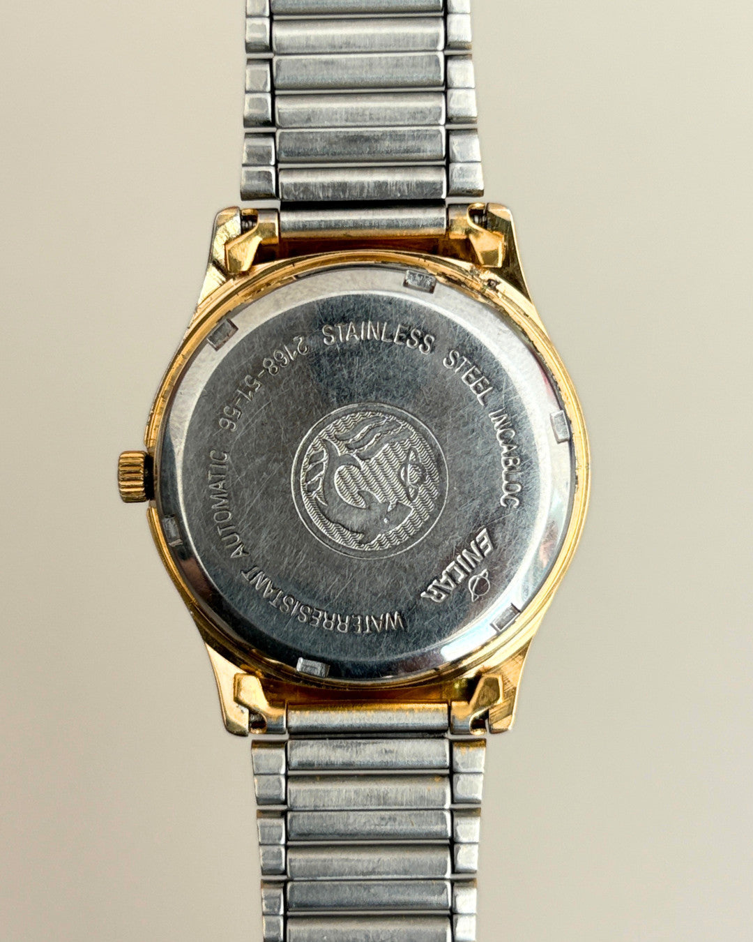 Enicar Ocean Pearl TV Case Day Date 25J Automatic Men’s Watch 1970s Swiss image 11