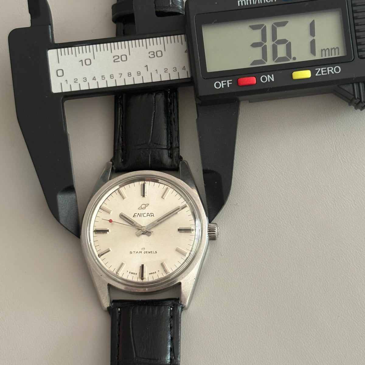 Vintage Enicar Ocean Pearl AR160 17 Jewels Hand-Wind Swiss Men’s Watch archive image 7