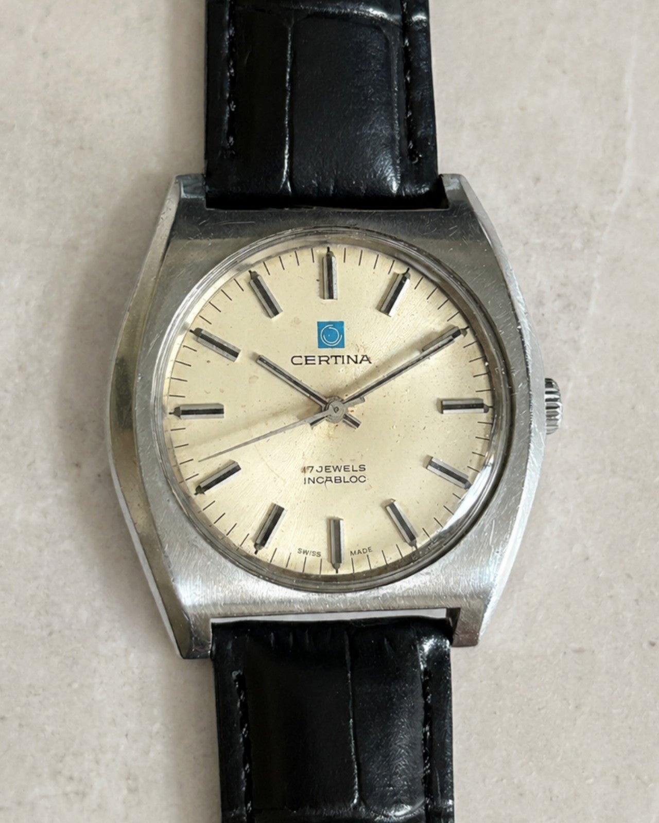 Certina 17J Manual Wind Men’s Watch Swiss Made 1970s Vintage