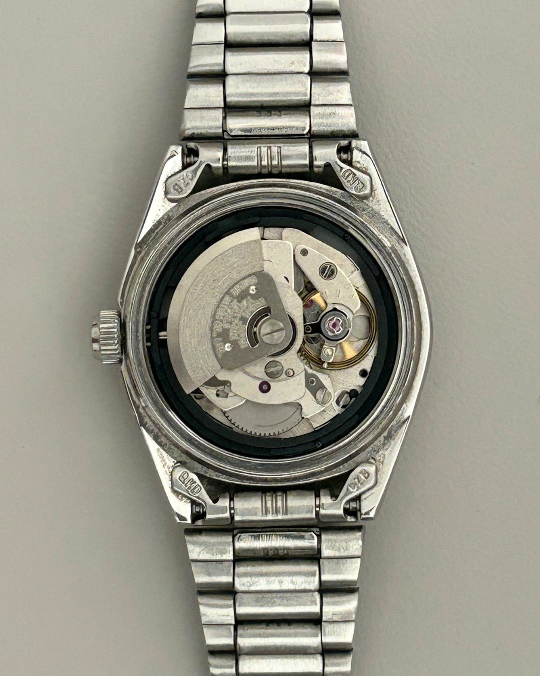 Orient 3 Star Black Dial 21J Automatic Day Date Vintage Watch Japan image 5