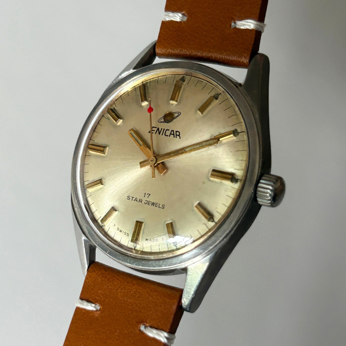 Enicar Ocean Pearl AR160 17J Men’s Watch Swiss Made Vintage image 4