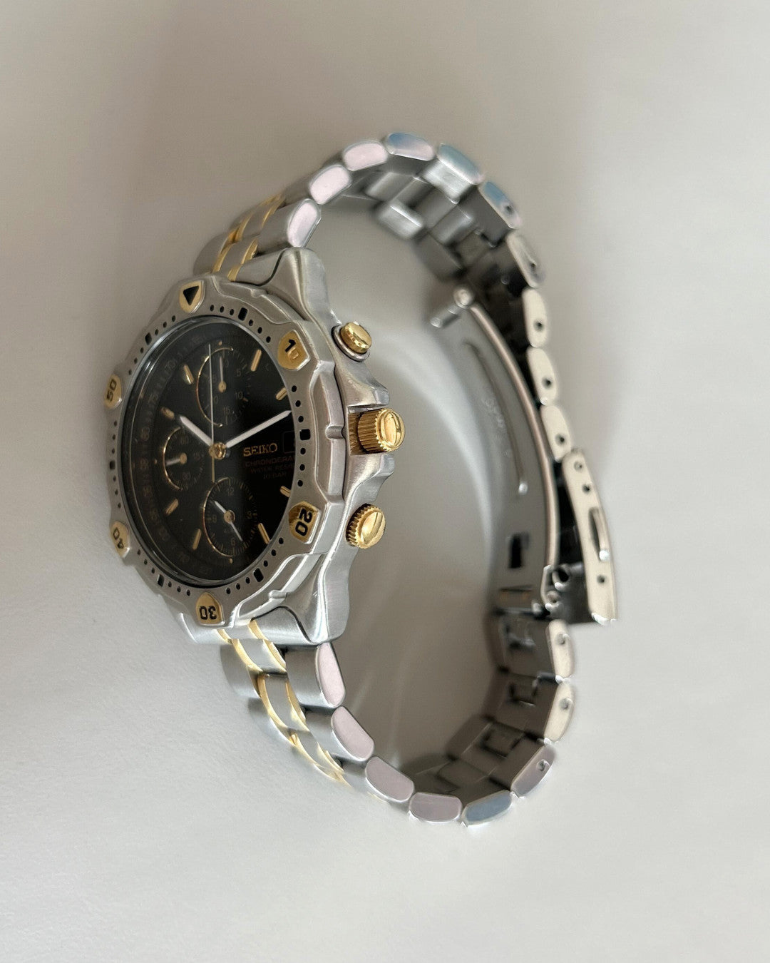 Seiko 7T32-6E40 Chronograph Quartz Men’s Watch 1995 Japan Vintage image 7