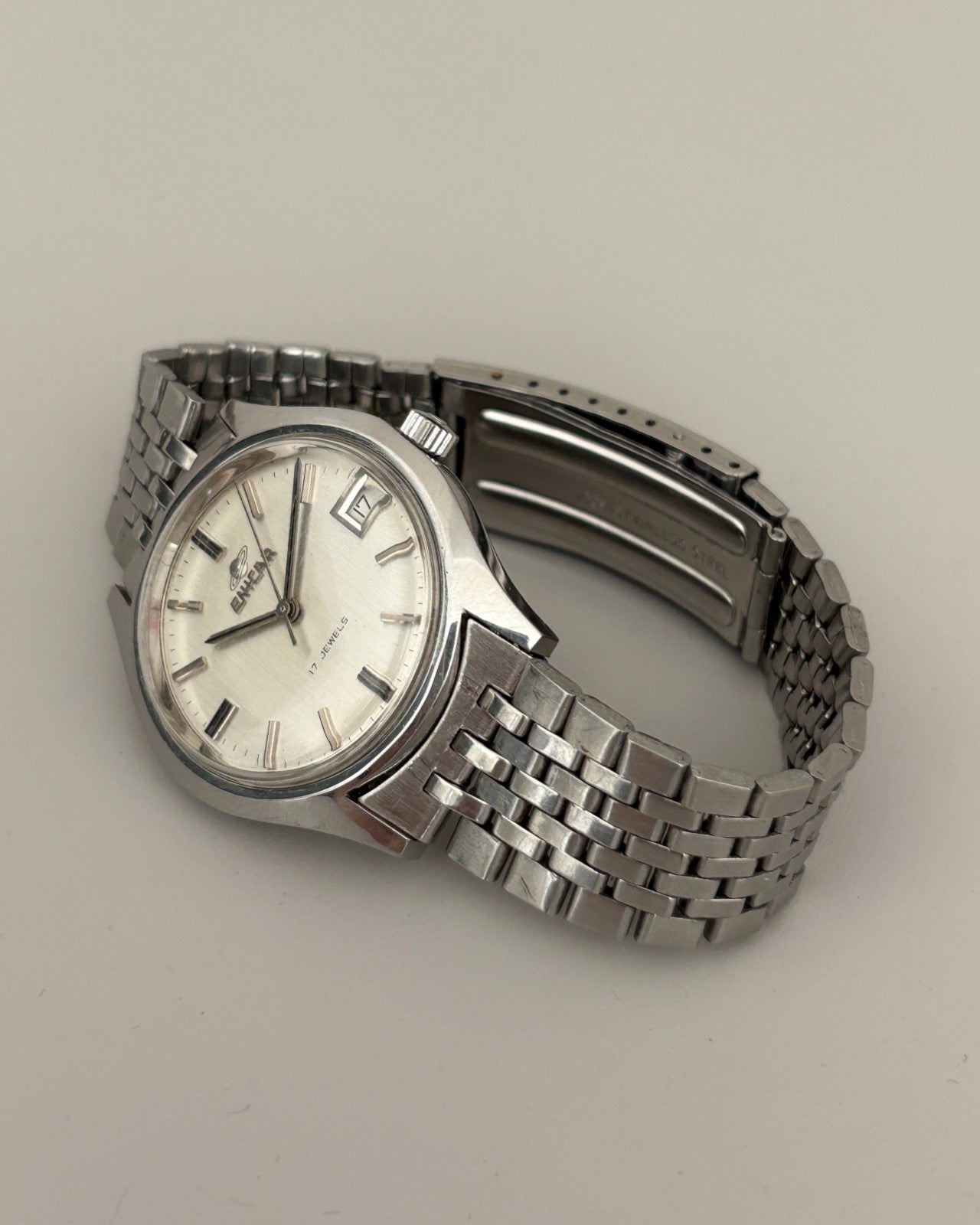 Enicar Ocean Pearl 2161-25-06 36mm Manual Wind Men’s Watch 1970s image 13