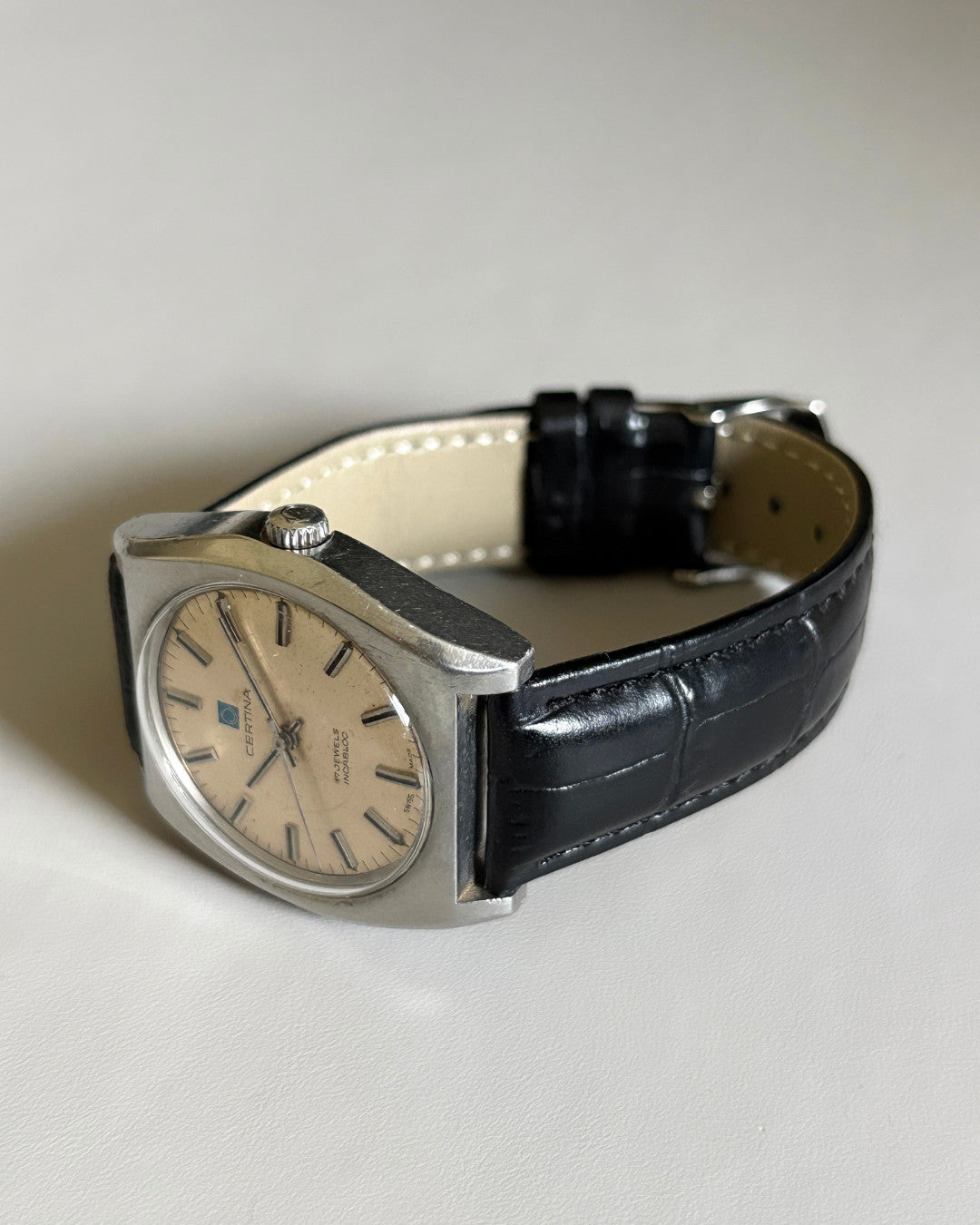 Certina 17J Manual Wind Men’s Watch Swiss Made 1970s Vintage image 10