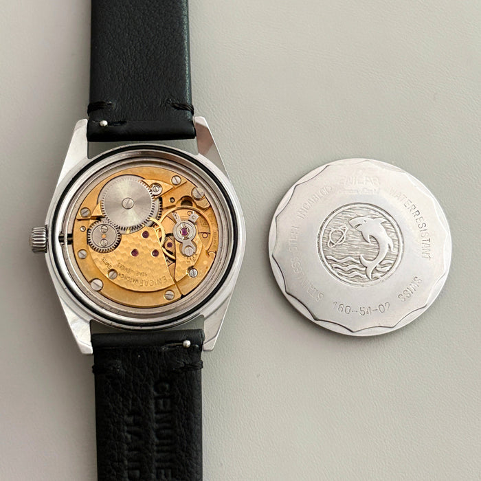 Vintage Enicar Ocean Pearl AR160 17 Jewels Hand-Wind White Dial Men’s Watch image 6