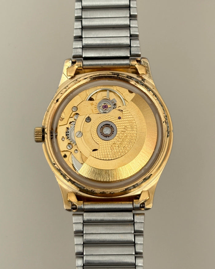 Enicar Ocean Pearl TV Case Day Date 25J Automatic Men’s Watch 1970s Swiss image 12