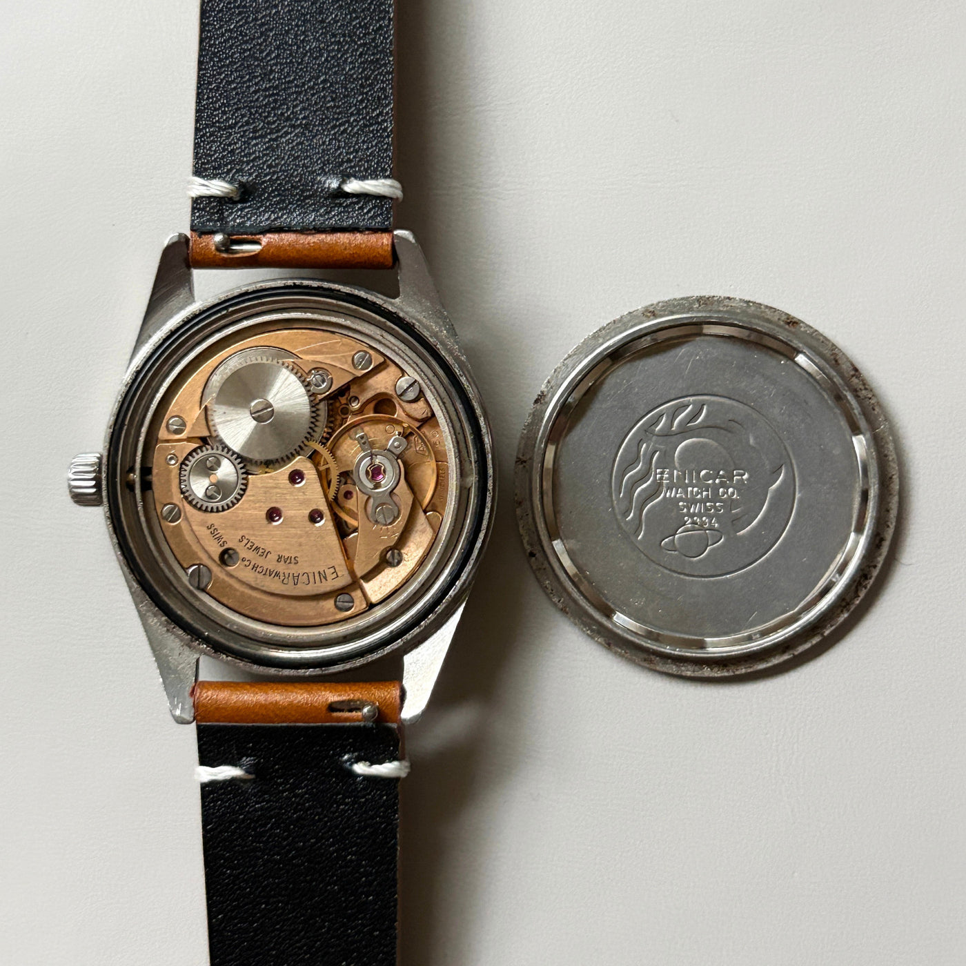 Enicar Ocean Pearl AR160 17J Men’s Watch Swiss Made Vintage image 8