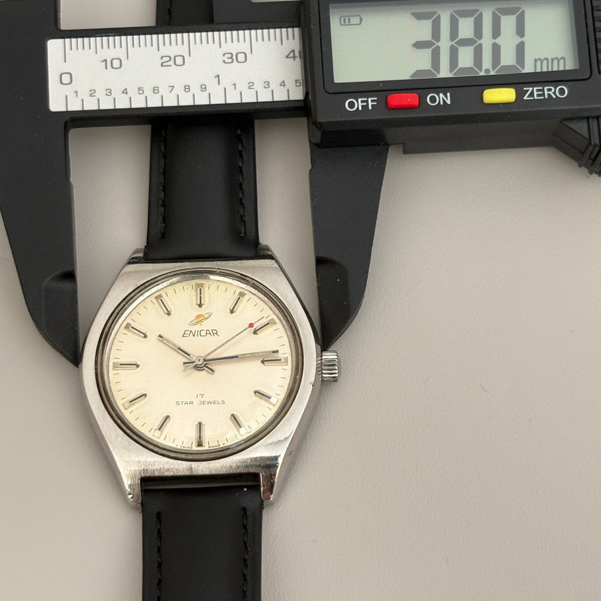 Enicar Ocean Pearl AR160 17J Manual Wind Men’s Watch Swiss Vintage image 13