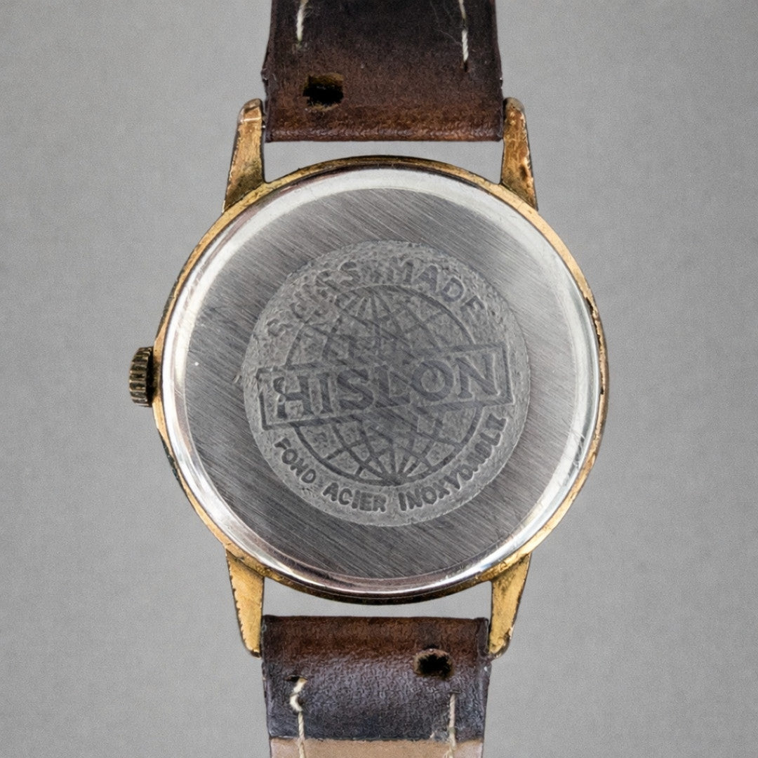 Hislon 17J Mechanical Men’s Watch 35mm Swiss Vintage image 4