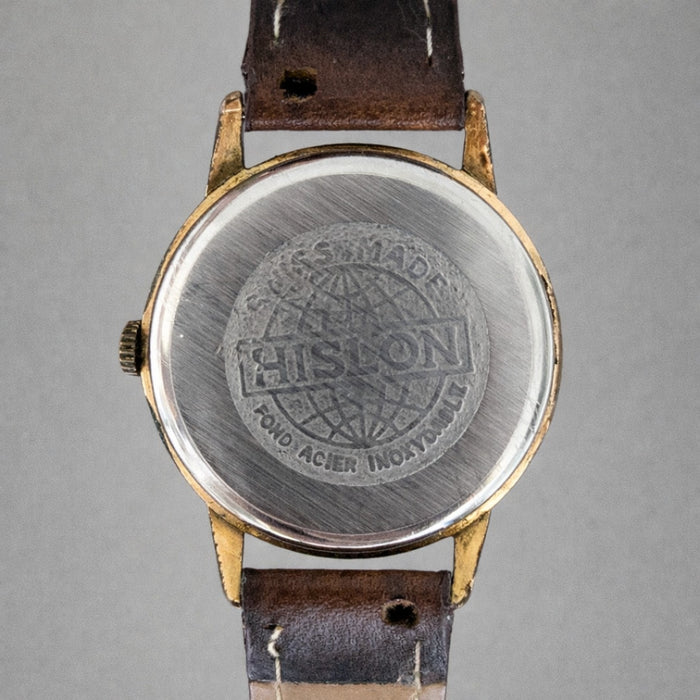 Hislon 17J Mechanical Men’s Watch 35mm Swiss Vintage image 4