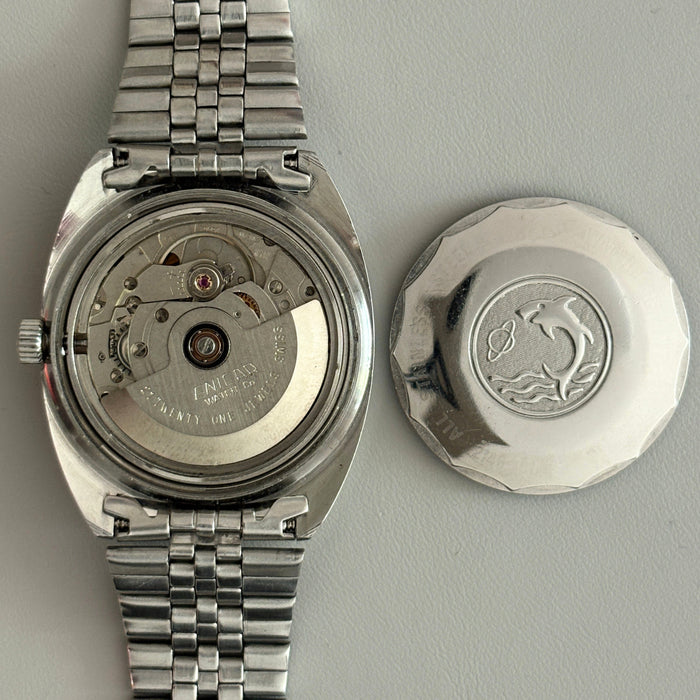 Vintage Enicar Ocean Pearl AR-2158 Automatic Day Date 21J Swiss Men’s Watch image 6