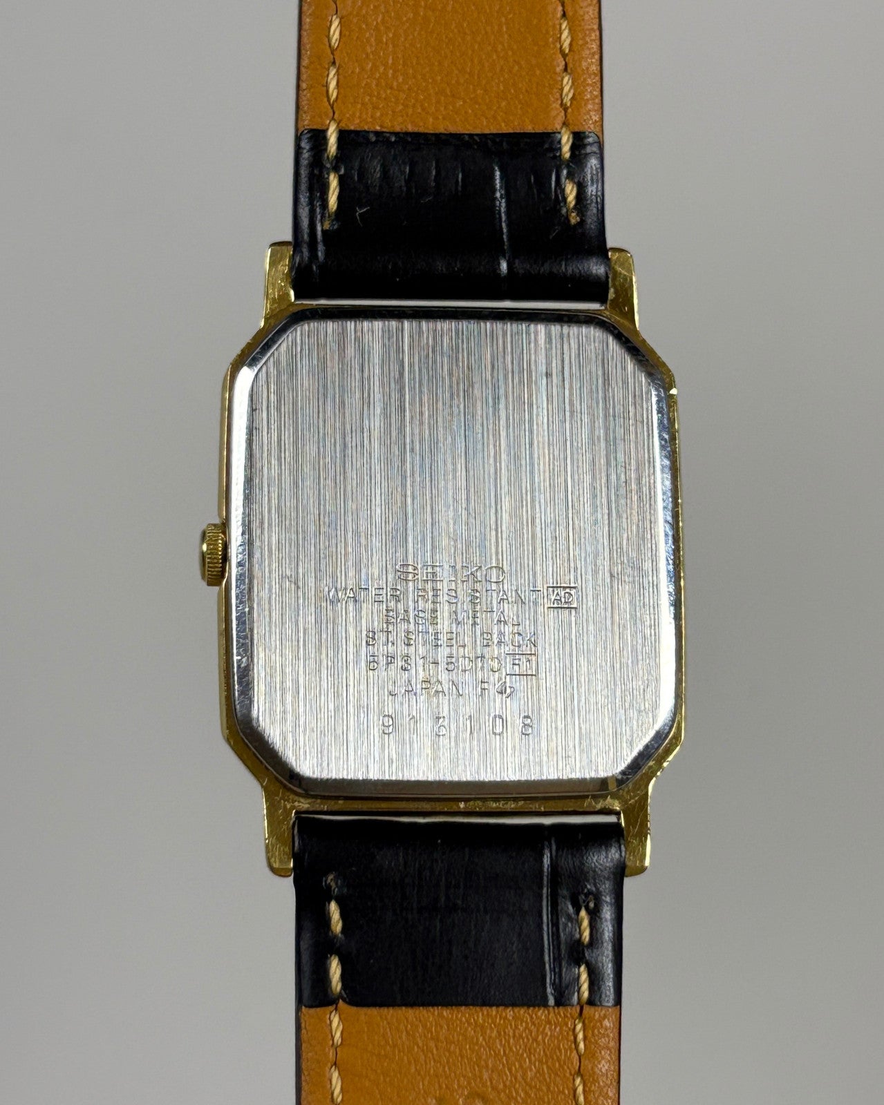 Seiko Chariot 5P31-5D70 Gold Tank Quartz Men’s Watch 1989 Japan image 6