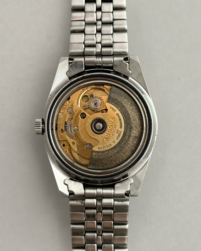 Bulova 1978 Day Date 17J Automatic Men’s Watch Original Bracelet image 6