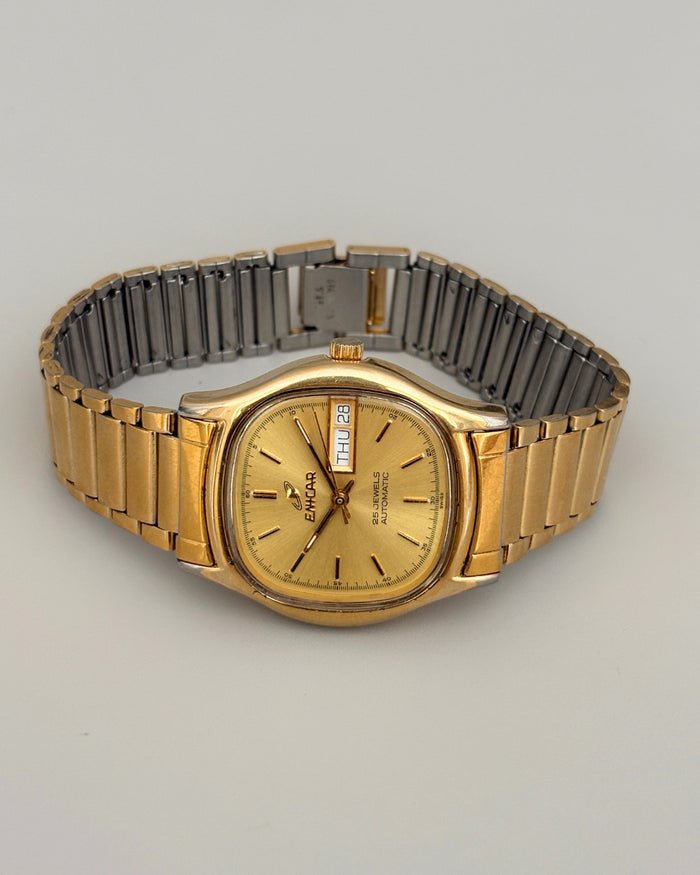 Enicar Ocean Pearl TV Case Day Date 25J Automatic Men’s Watch 1970s Swiss image 15