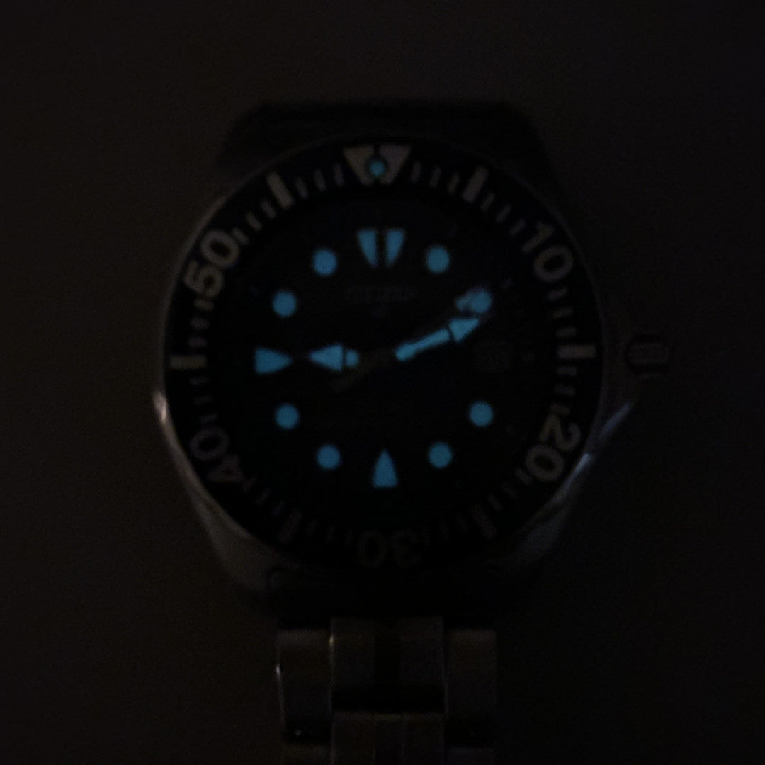 Citizen Eco-Drive Diver 200m 7878-H16722 Vintage 1990s Japan Quartz Watch archive image 8