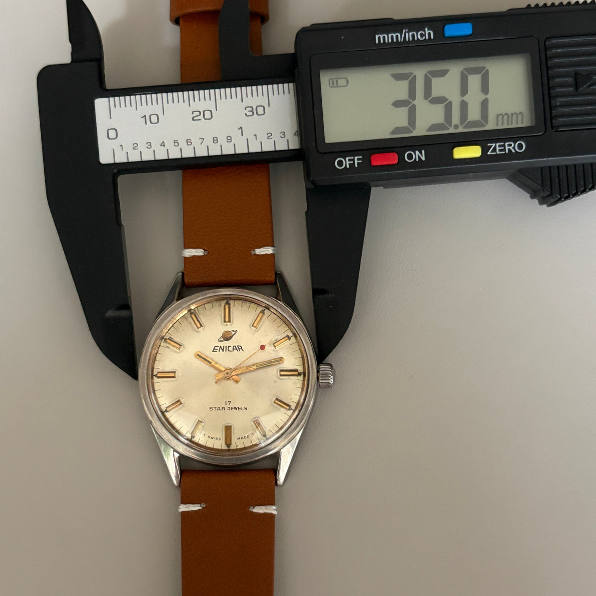 Enicar Ocean Pearl AR160 17J Men’s Watch Swiss Made Vintage image 10
