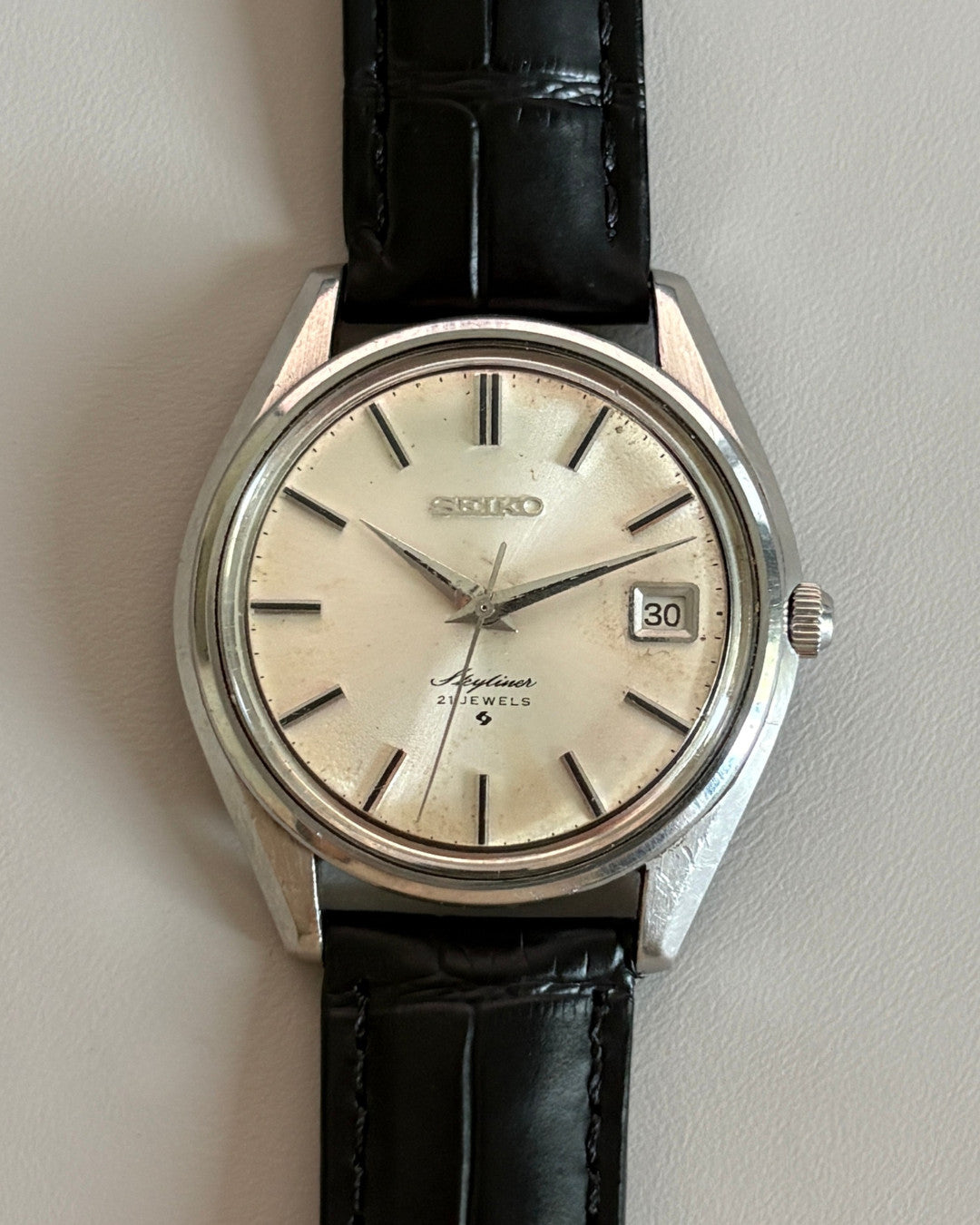 Seiko Skyliner 6102-8000 21J Hand-Wind Men’s Watch 1972 Japan image 1