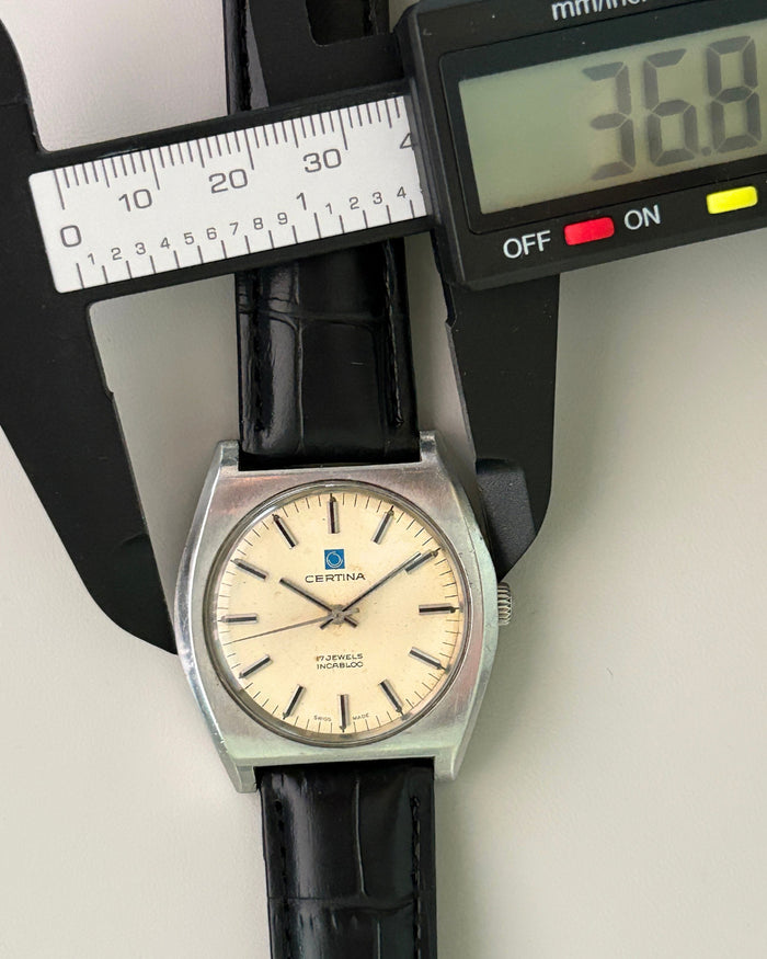 Certina 17J Manual Wind Men’s Watch Swiss Made 1970s Vintage image 12