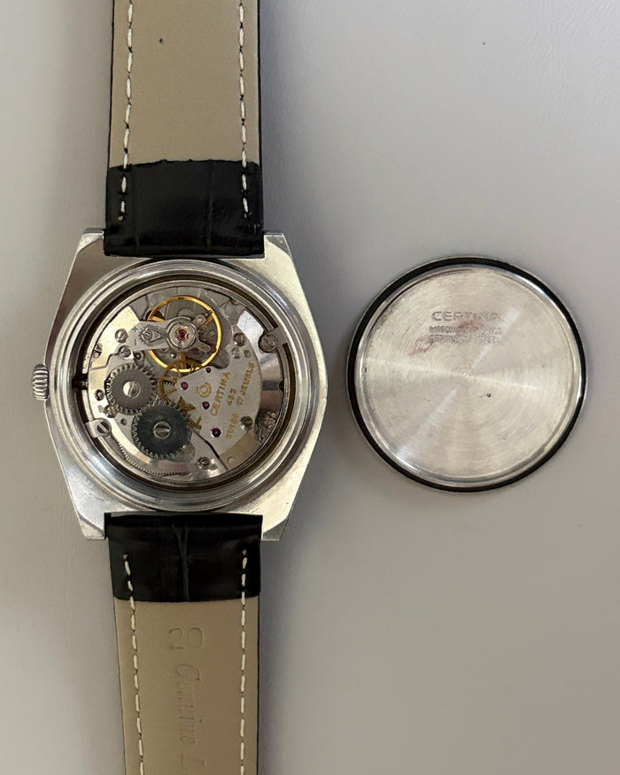 Certina 17J Manual Wind Men’s Watch Swiss Made 1970s Vintage image 8