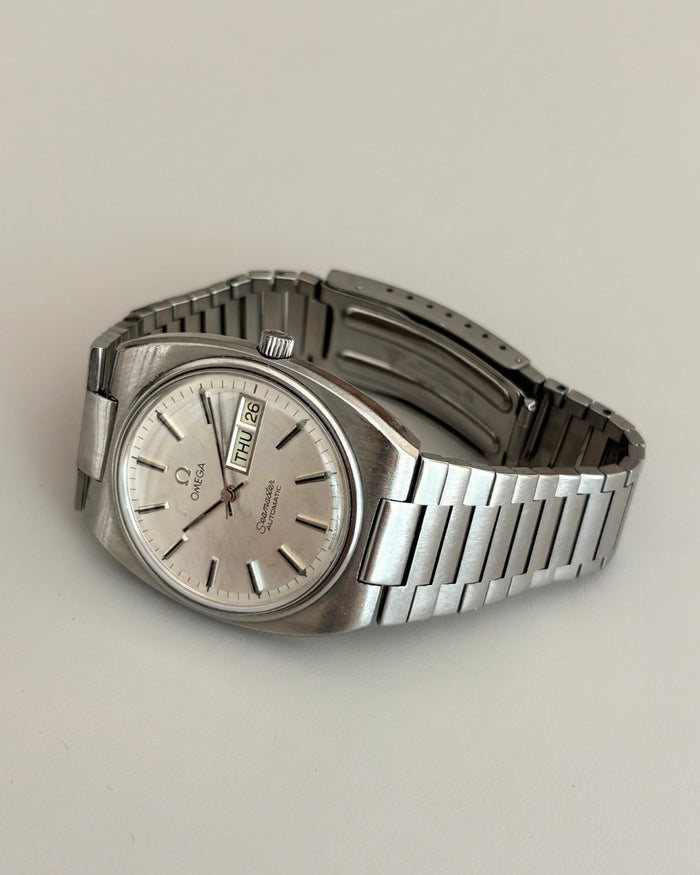 Omega Seamaster 166.0216 Day-Date Cal. 1020 35mm Automatic Watch Swiss Made image 23